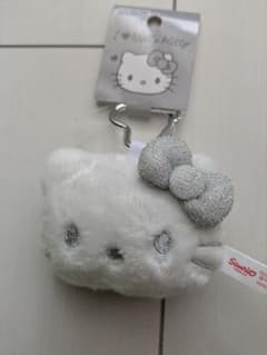 Hello Kitty ぬいぐるみキーホルダー ホワイトのサムネイル