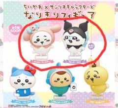 ちいかわ×サンリオキャラクターズ　なりきりフィギュア ガチャのサムネイル