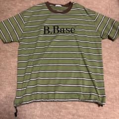 BrokenBase 緑 ストライプ Tシャツ SMのサムネイル