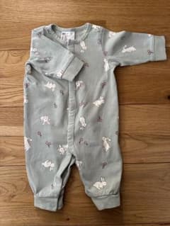H&M ベビー ロンパース うさぎ柄 55cmのサムネイル
