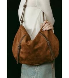 knuth marf suede moon bag ブラウン - メルカリ