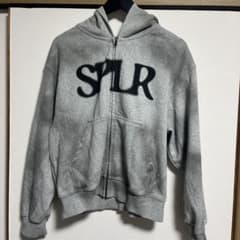 S>P>L>R ジップアップパーカー グレーのサムネイル