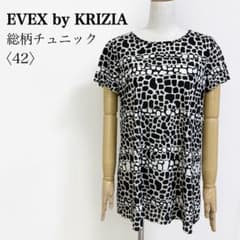 EVEX by KRIZIA 総柄チュニック カットソー 42 - メルカリ