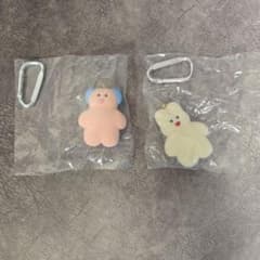 mojojojo　モジョジョジョ ガチャガチャ キーホルダー 2点セット（犬）のサムネイル