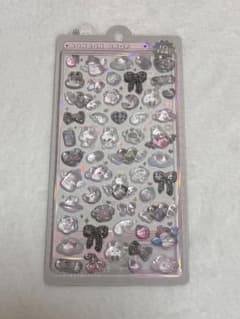 ボンボンドロップシール　オリジナル　しろくろボンボンのサムネイル