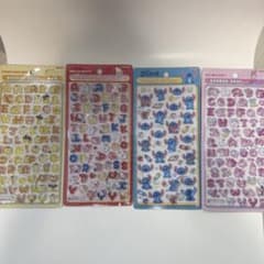ボンボンドロップシール4種セットポムポムプリン ハローキティスティッチマイメロのサムネイル