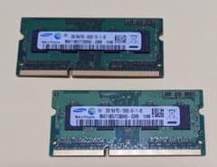 SAMSUNG メモリ2GB☓2枚のサムネイル