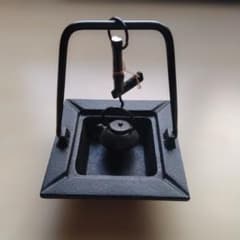 南部鉄器 ミニチュア 囲炉裏 灰皿 鉄瓶