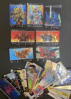 SDガンダム カードダス 7枚セット まとめ ブラックドラゴン他 おまけ付きのサムネイル