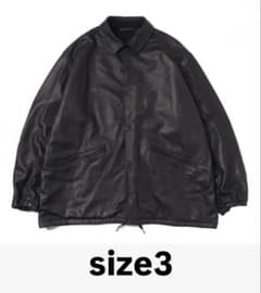 COMOLI コモリ2024AW シープスキンコーチジャケット サイズ2 COMOLI (コモリ) シープスキン コーチジャケット