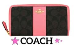 COACHピンク 長財布のサムネイル