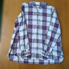 LEPSIM チェック柄長袖シャツ Mサイズのサムネイル