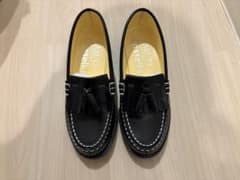 HARUTA×Casselini ブラックレザー タッセルローファー - メルカリ