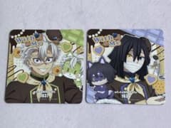 鬼滅の刃 バレンタイン カフェ コースター 不死川実弥 伊黒小芭内