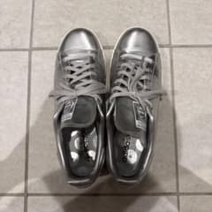 adidas STAN SMITH メタリックシルバー スニーカーのサムネイル