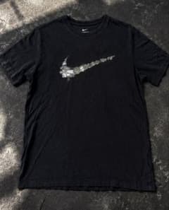 NIKE ナイキ Tシャツ L ブラック バスケ グラフィックロゴ 00sのサムネイル