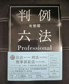 有斐閣判例六法Professional 令和6年版のサムネイル