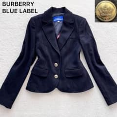 BURBERRY ブルーレーベル ブレザー ジャケット 金ボタン ノバチェック