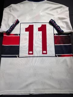 美品！】三浦知良 / ジェノア/ 94-95シーズン / アウェイ - メルカリ