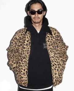 k*o様 8月末終了 美品 ワコマリア レオパード ワークジャケット L