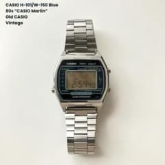 CASIO H-101 80s“CASIO Marlin”Blue Vint - メルカリ