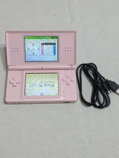【動作確認済み】ニンテンドーDS Lite ピンク 充電ケーブル付きのサムネイル