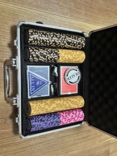 世界のヨコサワ ポーカーセット チップ200枚 アルミケース付 完品
