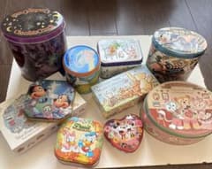 送料のみ】ディズニー お菓子缶 8缶セット 空き箱 空き缶 - メルカリ