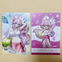 fgo スイパラ 海の家 ポストカード 光のコヤンスカヤ 2枚セット - メルカリ