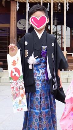 七五三 五才 男の子 着物のサムネイル