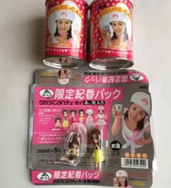 0614　藤原紀香 タカラCANチューハイ ミニ紀香人形、ブリキ缶 2セット 0614 藤原紀香 タカラCANチューハイ ミニ紀香人形、ブリキ缶 2セット