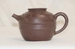 Thumbnail of 周桂珍制 紫砂壺 竹韻清趣壺 宜興紫砂 名人作 茶壺 古美術 一点物