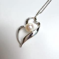 ミキモト MIKIMOTO ネックレス パール シルバー 刻印 - メルカリ