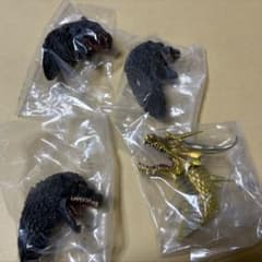 G賞 モンスターヘッドマグネット 一番くじ ゴジラ 大怪獣列伝G 4点