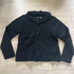 BeBe 長袖カーディガン ブラック 130cmのサムネイル