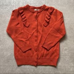 ntz様　　　　　オレンジ カーディガン サイズ110のサムネイル