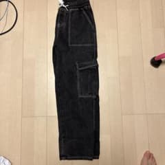 メンズ デニムパンツ ブラックのサムネイル