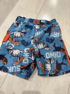 キッズ 水着 サーフダイナソー柄 ブルーのサムネイル