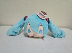 【値下げ・美品】 初音ミク×シナモロール 寝そべりぬいぐるみのサムネイル