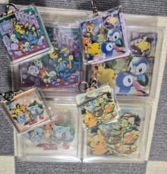 ポケモン30周年 アクリルブロック キーホルダー ８種セットのサムネイル