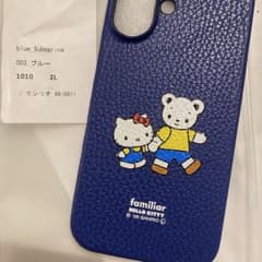 ファミリア iPhone Airカスタマイズスマホケース スモークブルー 新品