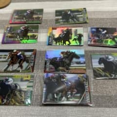 競馬トレーディングカード10枚セット（タブりあり）のサムネイル