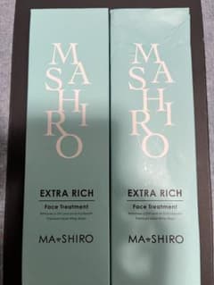 MA・SHIRO EXTRA RICH フェイストリートメント 200g 2本 - メルカリ