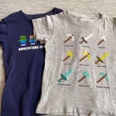 ユニクロ　マインクラフトTシャツ110のサムネイル