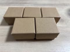 クラフト紙 ギフトボックス アクセサリーボックス 5個セットのサムネイル