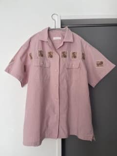 PINK HOUSE 半袖シャツ ウサギ刺繍のサムネイル
