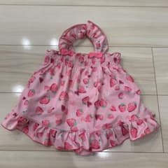 ◆メゾピアノ水着◆ピンクのイチゴいっぱい◆のサムネイル