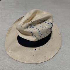 新品タグ付きSENSI STUDIOパナマハット⭐︎麦わら帽子 SENSI STUDIO パナマハット 麦わら帽子 M ペイント加工 - メルカリ