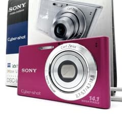 極美品】動作確認済 SONY DSC-W320 コンパクトデジタルカメラ ピンク