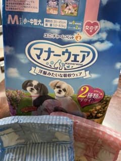 マナーウェア　女の子用　小〜中型犬用　Mサイズのサムネイル